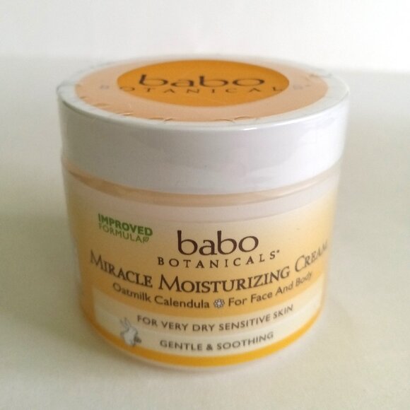 Babo Botanicals - Miracle Moisturizing Cream w / Oatmilk Calendula - 57 g / 2 oz - Picture 1 of 1